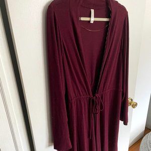 Cacique Burgundy Robe